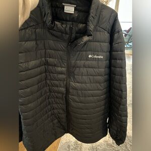 Mens Columbia Black Puffer Coat Jacket size 6X NEW WITH TAGS